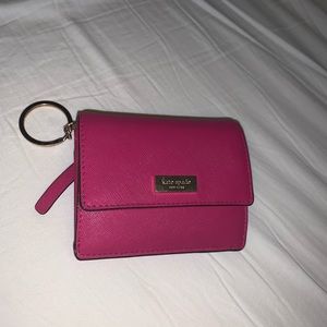 Kate Spade Leather small pink wallet